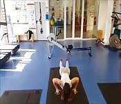 Garota fitness com bunda gostosa