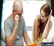 Czech Chelsea Sun is seducing a grandpa