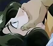 Chatte hentai dominée en profondeur