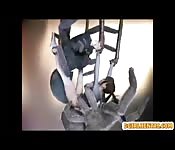3D animação fudida pelo monstro aranha