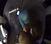 Homevideo einer süßen Braut