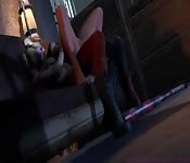 Aire de jeux numérique 3d sexe lesbienne