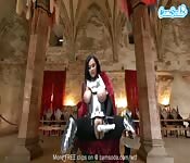 Una webcamer medieval de tetas gordas