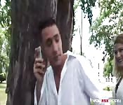 Trío con una doble penetrada Stasy Riviera