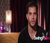 Swinger babes feeling it balls deep