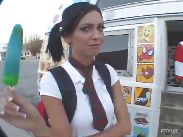 Ice Cream Truck - Teen taken in an ice cream truck after school - BUBBAPORN.COM